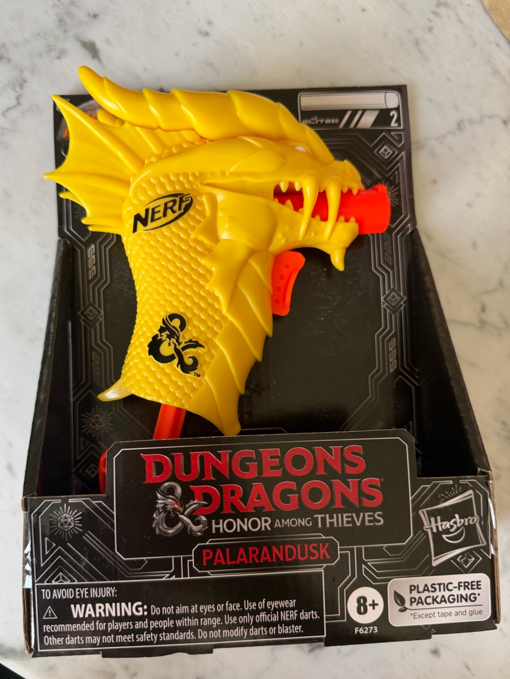 Hasbro Yellow and Orange Dungeons & Dragons Dragon Blaster